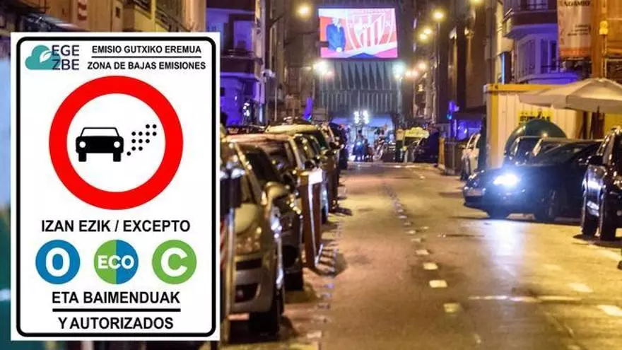 Bilbao elimina del centro de la ciudad a los coches con etiqueta B