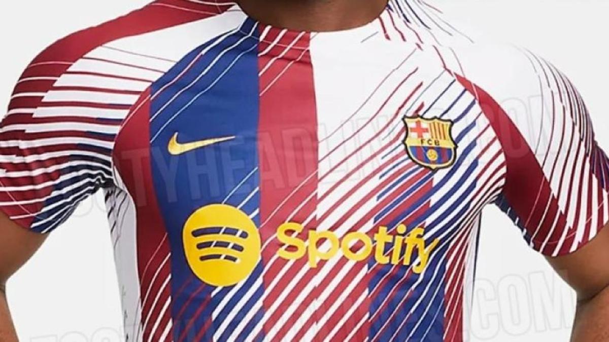 La nueva camiseta prepartido del Barça