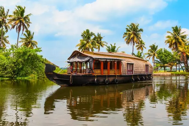 Rumbo a Alleppey, la Venecia del Este de la India surcada por sus casas flotantes