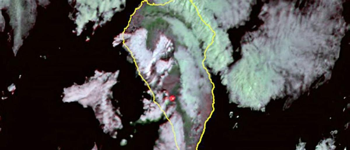 L’Astrofísic de les Canàries capta un escenari insòlit de La Palma després de l’erupció del volcà