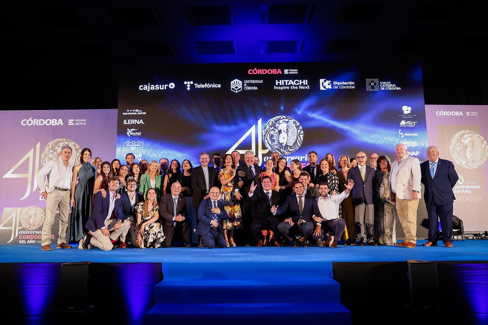 La gala del 40 aniversario de los Cordobeses del Año, en imágenes