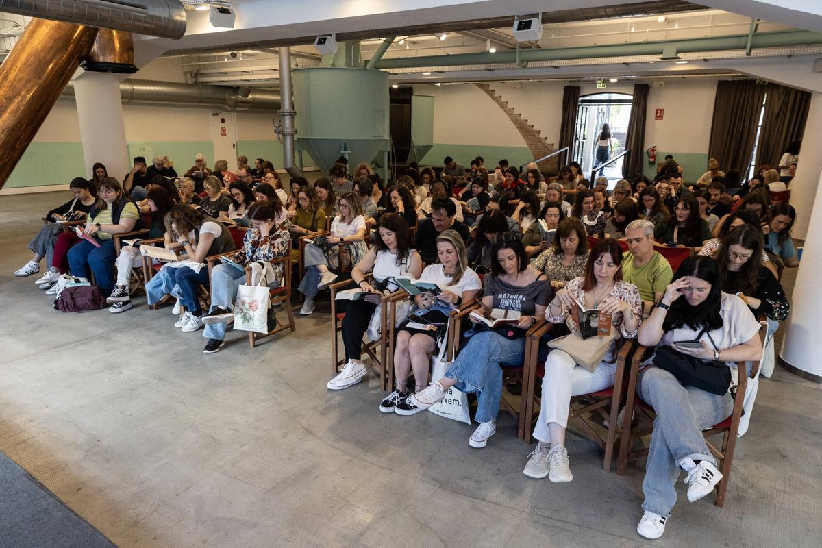 Fiesta de la Lectura en la Antigua Fabrica Damm de Barcelona