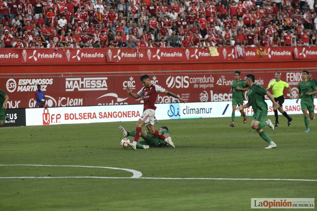Así fue el encuentro del play off del Real Murcia y el Nástic en la lucha por el ascenso