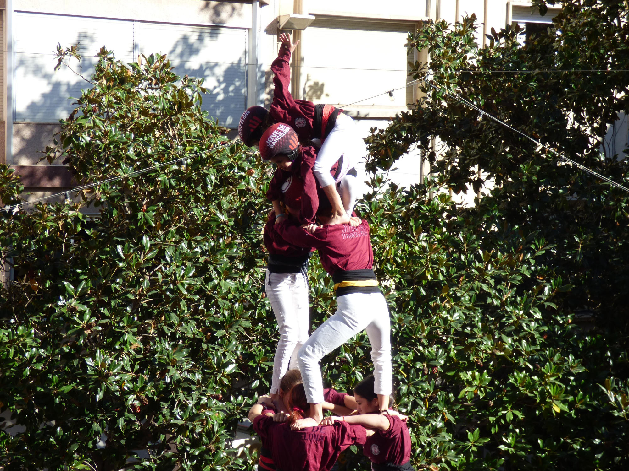 Els Merlots de Figueres celebren el final de temporada acompanyats de la Colla Jove de Barcelona i els Maduixots