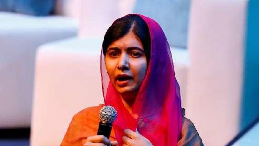 Malala Yousafzai, que se convirtió en la ganadora del Nobel de la Paz más joven de la historia, con 17 años, en 2014. // Ginette Riquelme