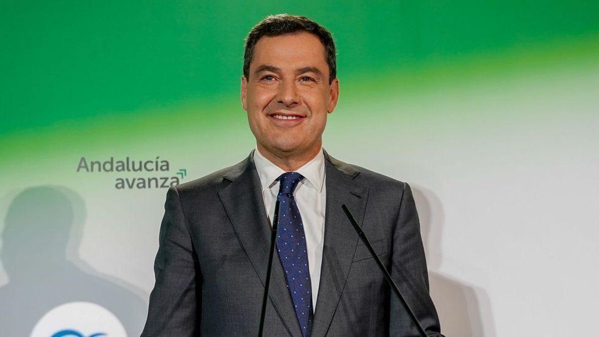 El presidente andaluz Juanma Moreno.