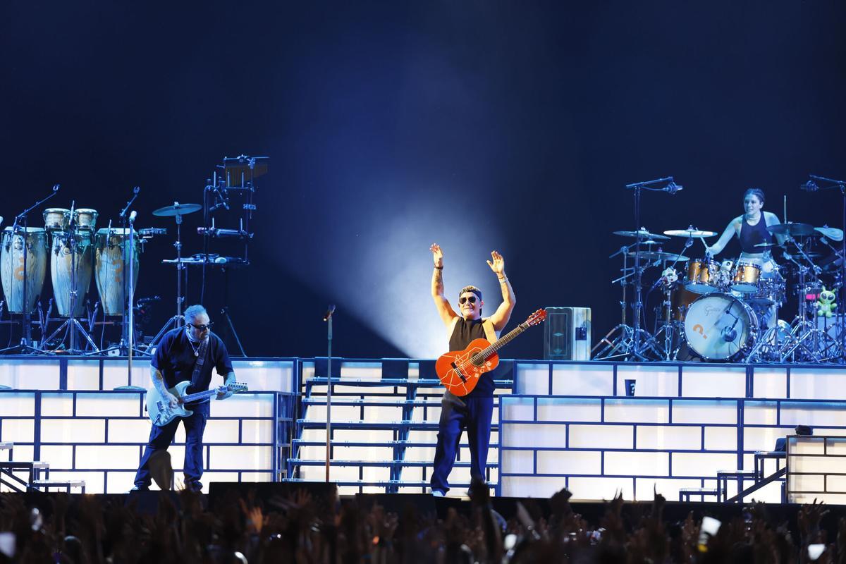 Las imágenes del concierto de Alejandro Sanz en Sevilla Las imágenes del concierto de Alejandro Sanz en Sevilla