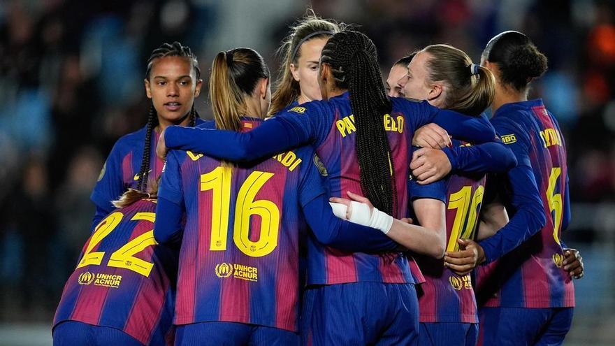 El Barça guanya a l'espanyol i conquereix la setena Lliga F consecutiva