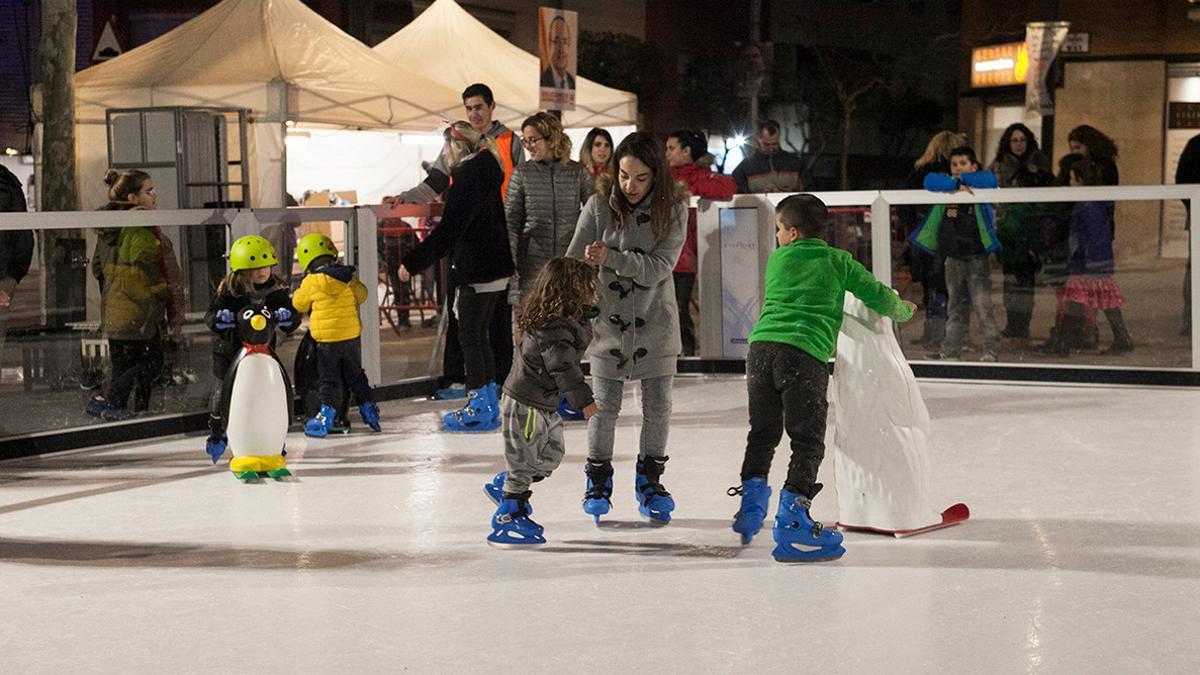 La pista de hielo de Parets del Vallès.