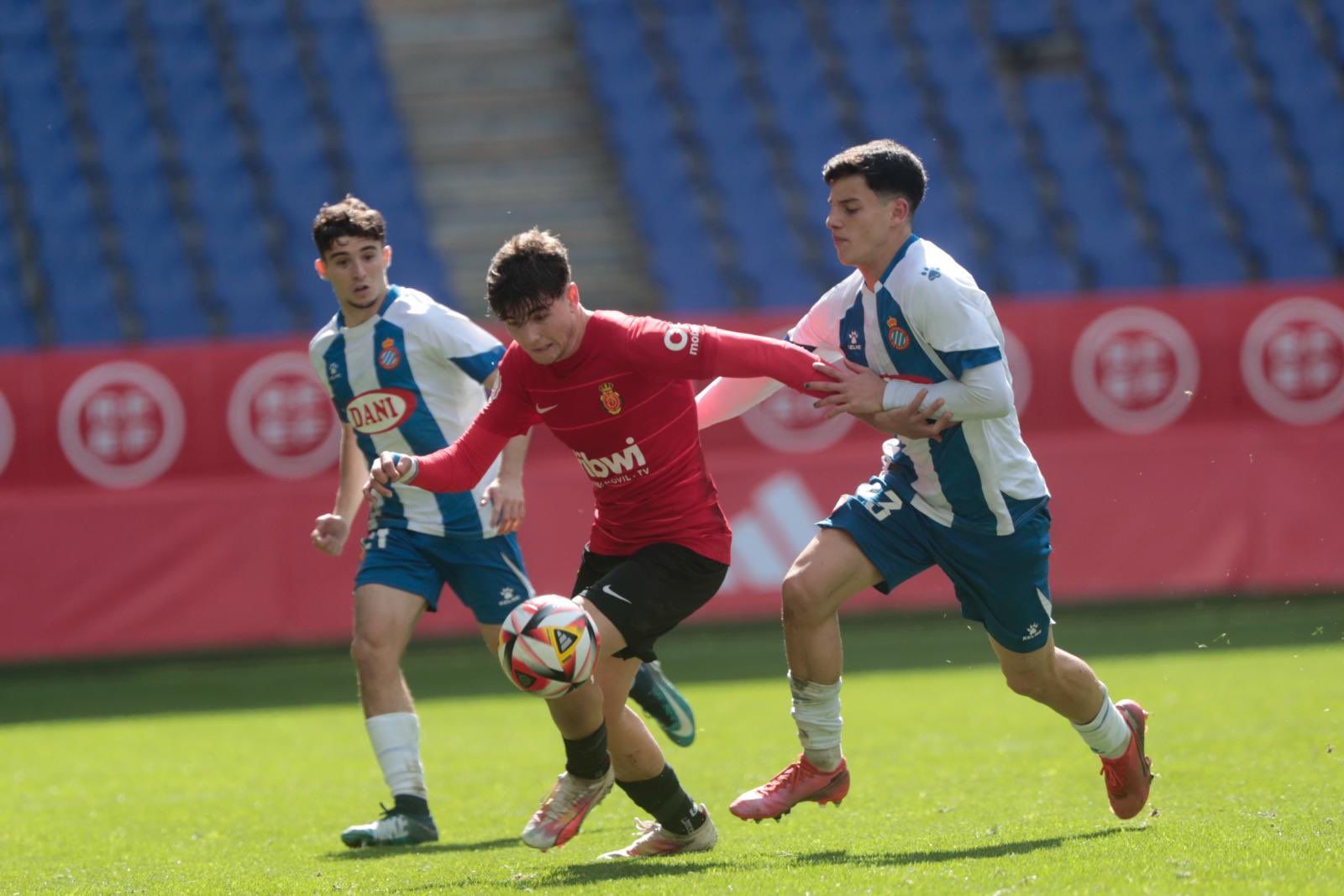 RCD Espanyol-RCD Mallorca, las imágenes de la Copa del Rey juvenil