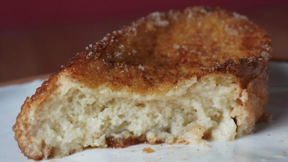 Torrija de la pastelería Manacor (Madrid).