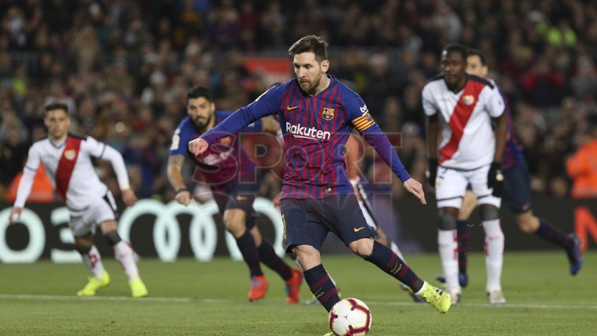 Las mejores imágenes del partido FC Barcelona 3 - Rayo Vallecano 1 correspondiente a la Jornada 27 de La Liga Santander