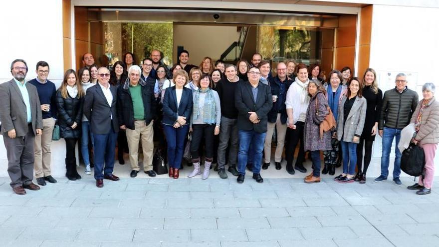 Participantes en la jornada celebrada en el Colegio de Médicos.