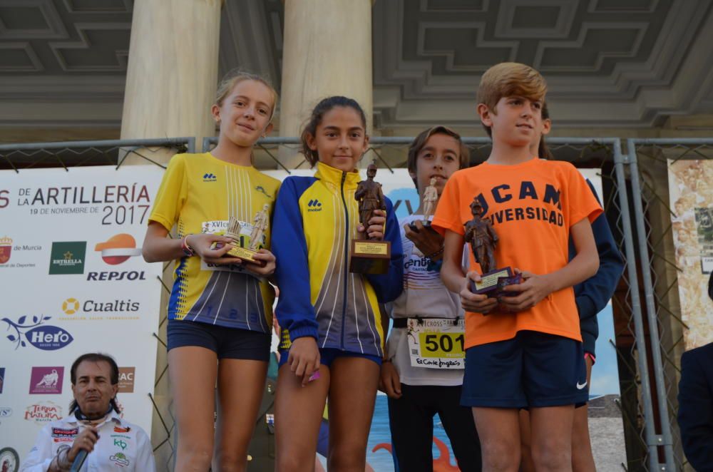 Podios y ambiente del Cross de la Artillería