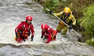Cuarto día de búsqueda de la mujer que cayó al río en San Martín: así están siendo los complicados trabajos de rastreo