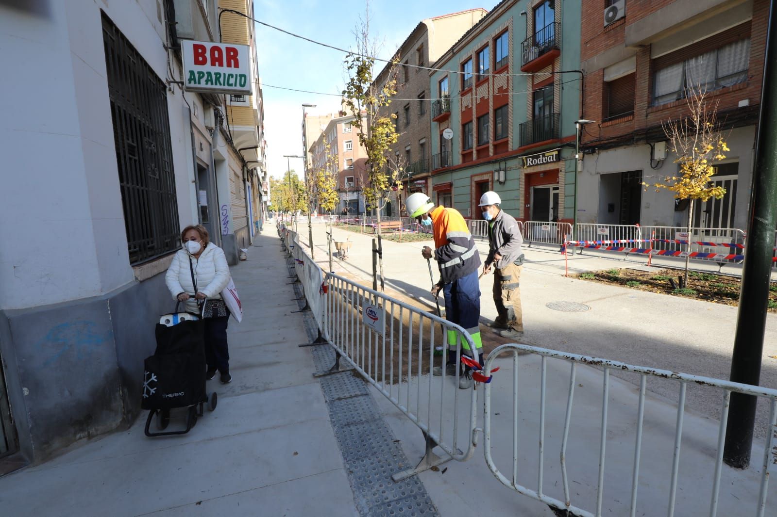 Peatonalización de la calle Santiago Lapuente de Zaragoza