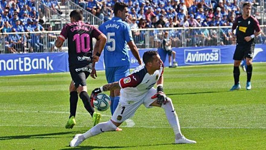 Biel Ribas, de 33 anys, aquesta temporada durant el partit al Fernando Torres contra l&#039;Sporting.