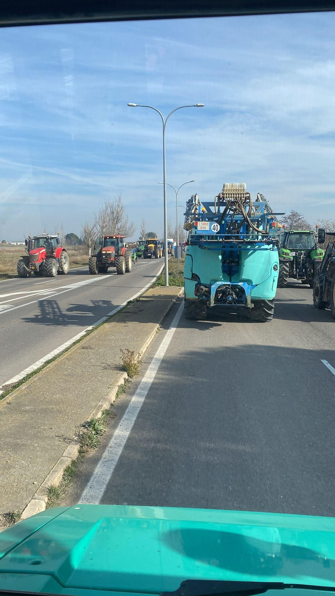 EN IMÁGENES | Tractorada en Ejea de los Caballeros