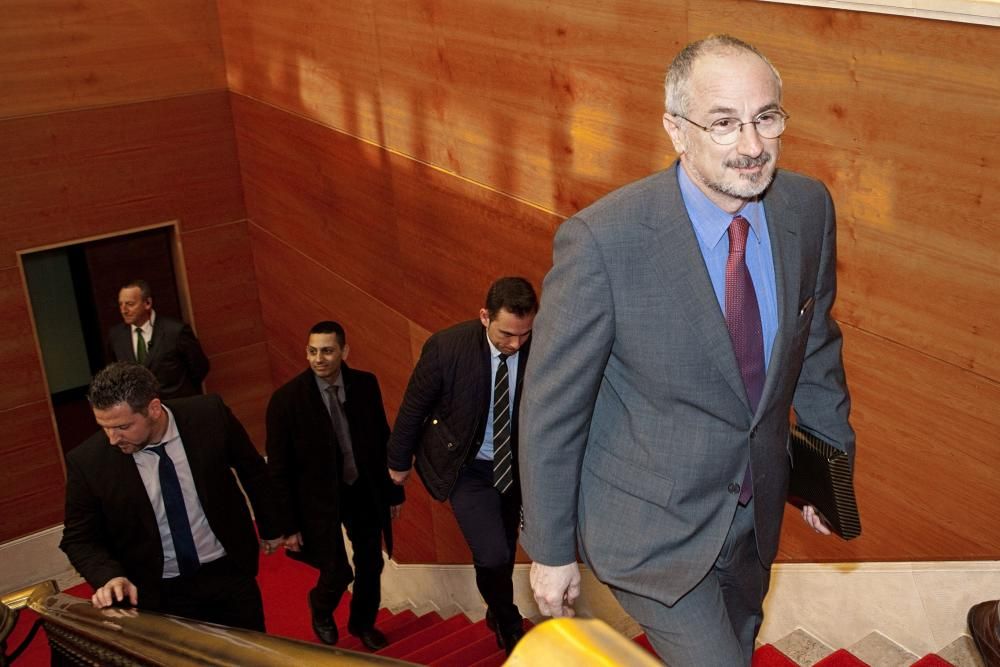 Recepción de la alcaldesa de Gijón al embajador israelí