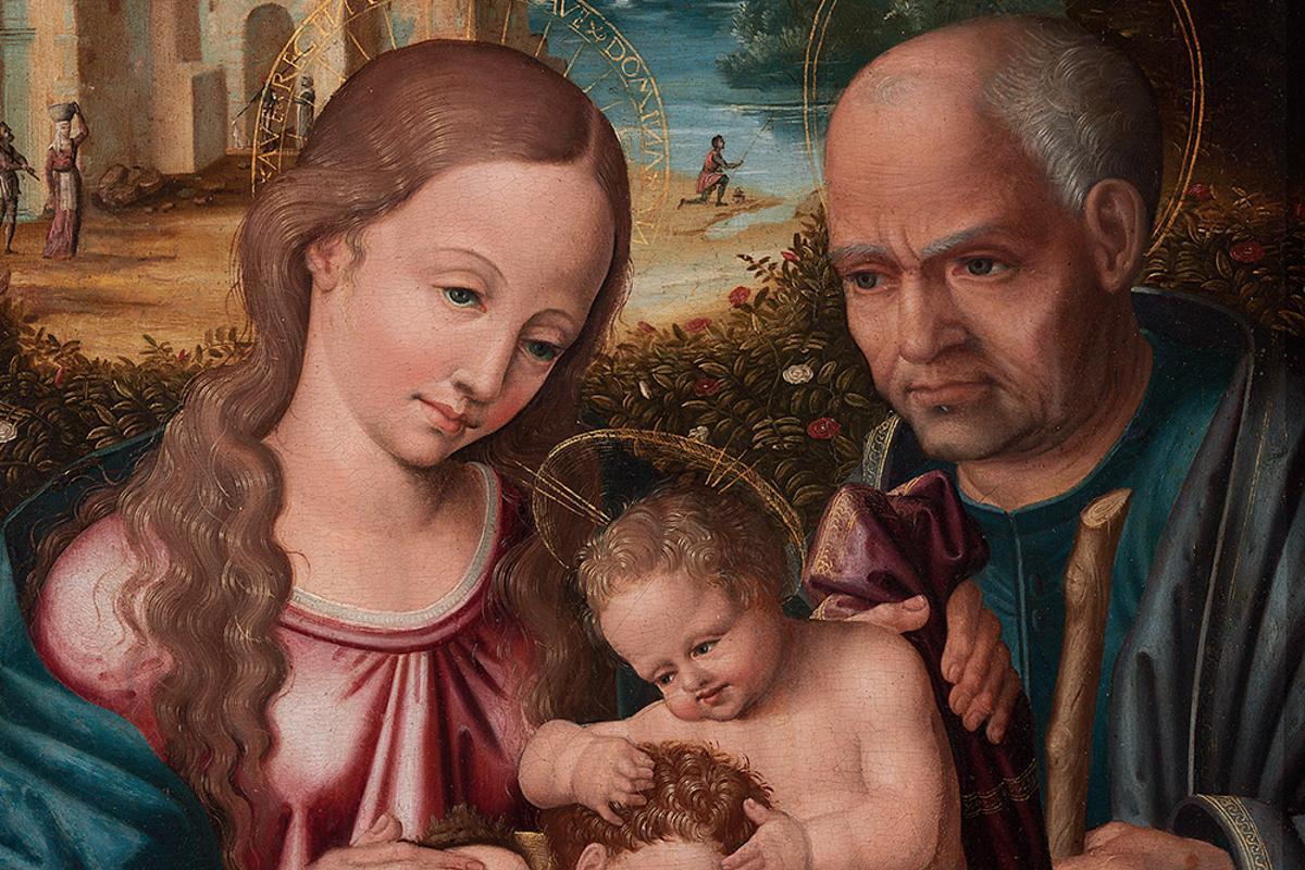 Detalle de una de obra de San Leocadio que se exhibirá en Castelló.