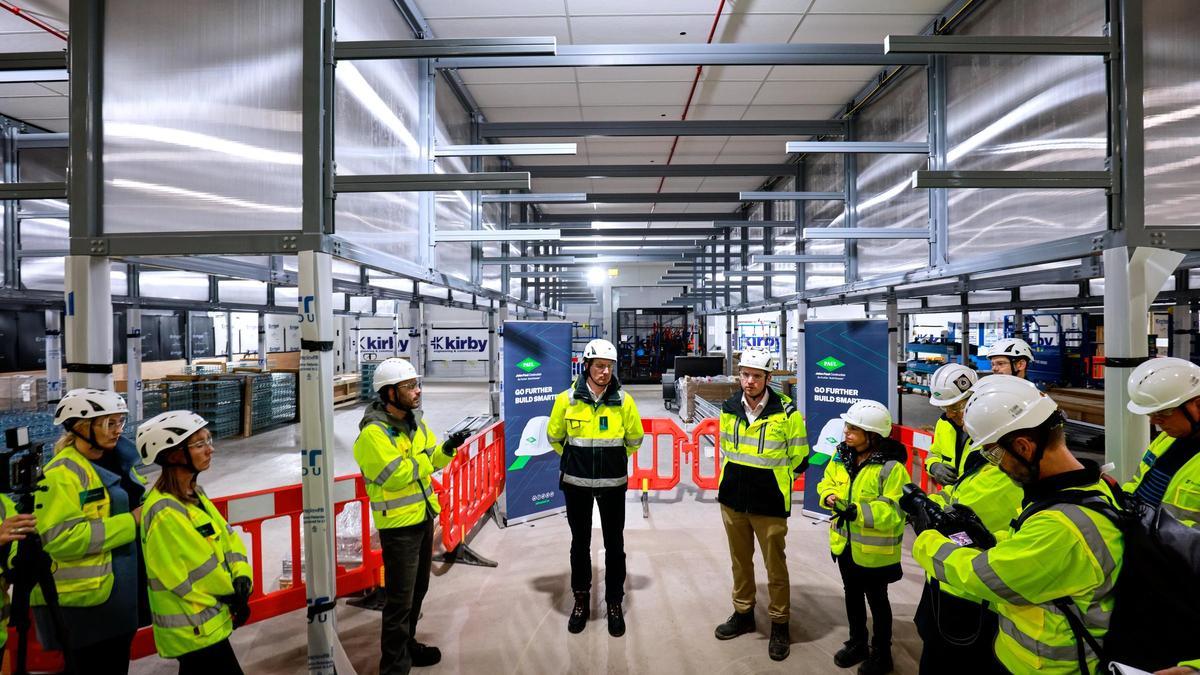 Interior del centro de datos de Microsoft.