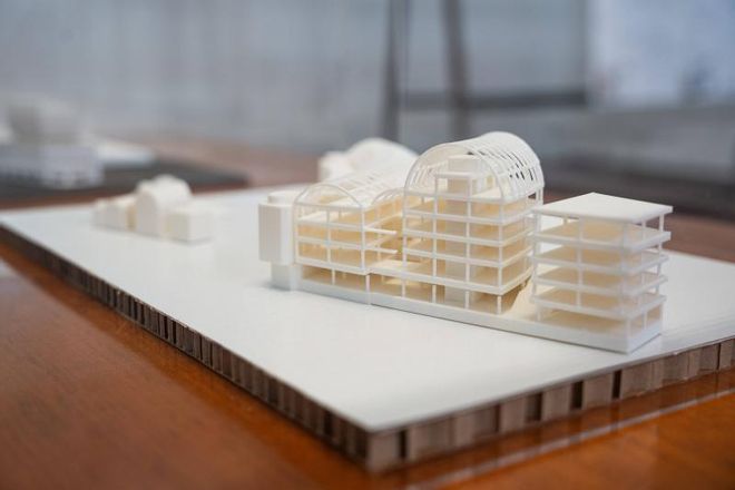 Propuesta finalista del Lote 3, Palau del Vestit, titulada El Jardín de la Fira
