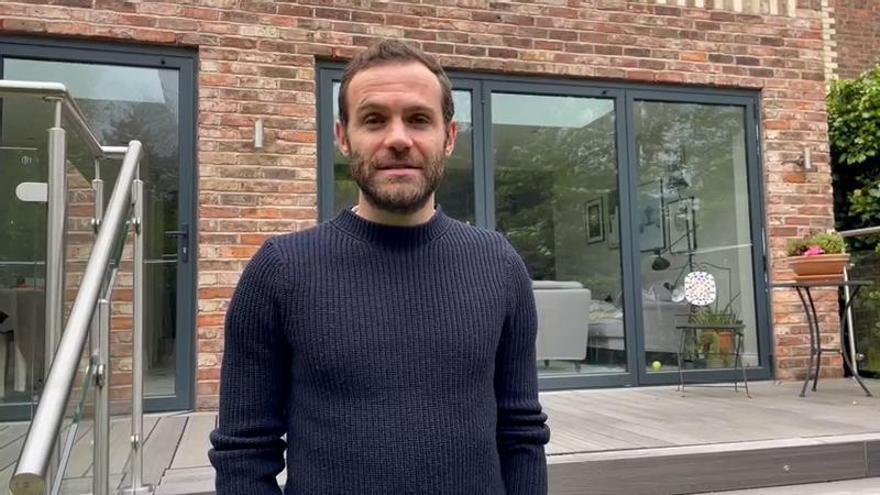 El emotivo mensaje de Juan Mata al Juventud Estadio: &quot;Os deseo a todos lo mejor&quot;