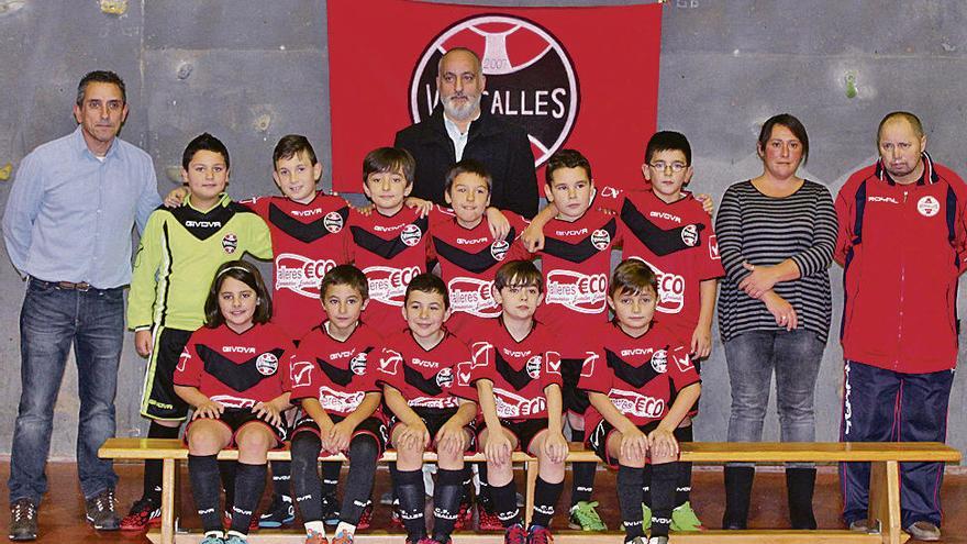 Equipo benjamín del club avilesino.