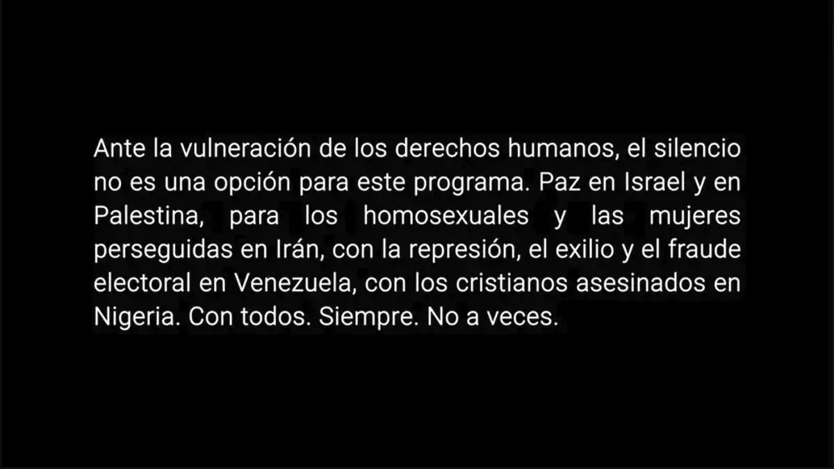 Telemadrid responde al mensaje de RTVE sobre Palestina con un vídeo alternativo que desata la polémica