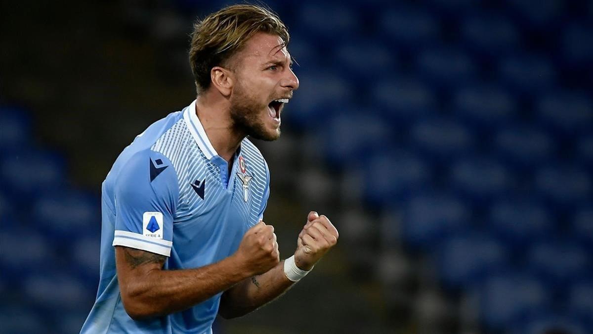 rpaniagua54289583 lazio s italian forward ciro immobile celebrates after scori200729214452