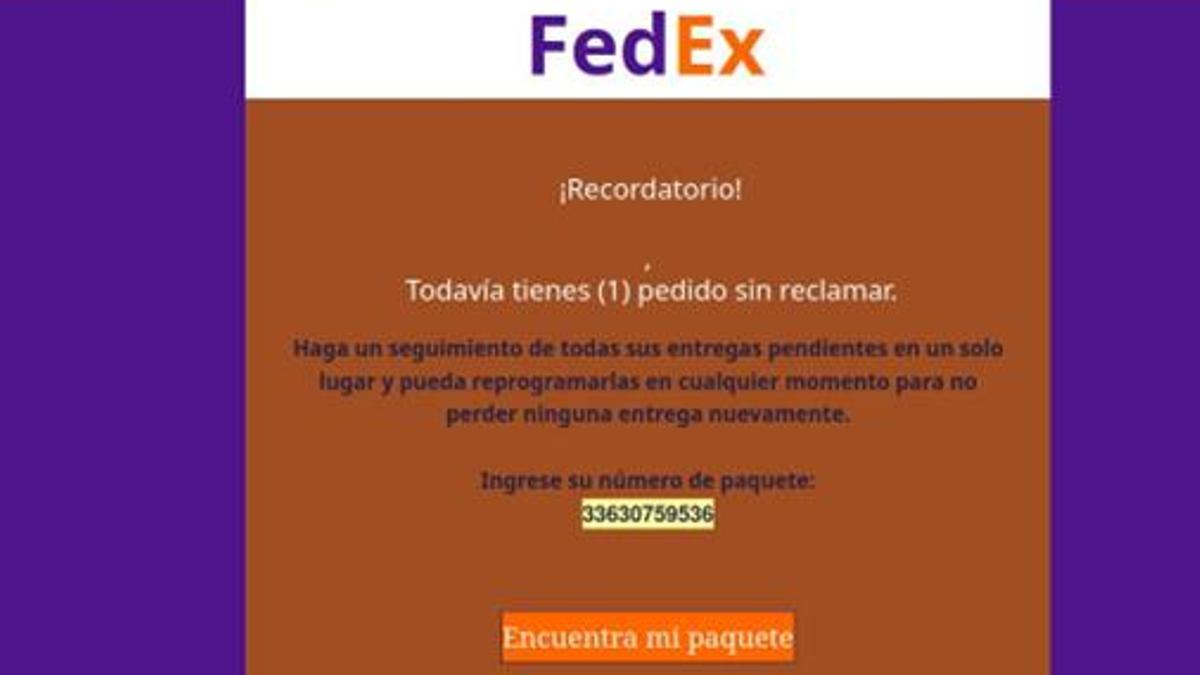 La nueva estafa que suplanta a FedEx