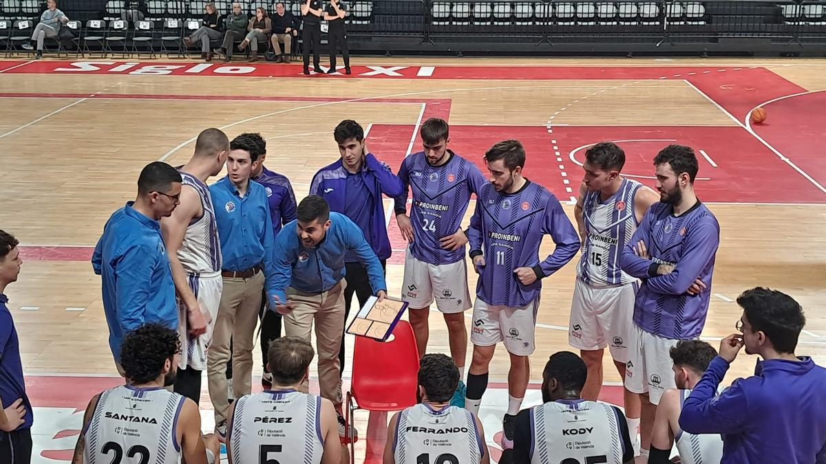 Un tiempo muerto de Proinbeni en su partido de Zaragoza
