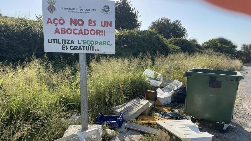 Multas de hasta mil euros y cámaras de vigilancia contra vertederos ilegales que proliferan en la Ribera