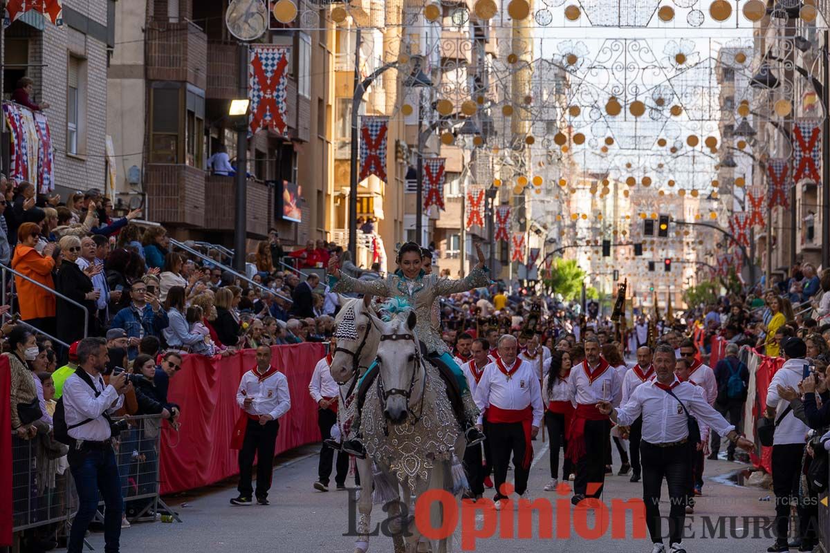 Procesión de subida a la Basílica en las Fiestas de Caravaca (Bando de los Caballos del vino)