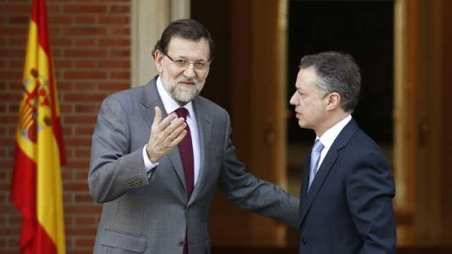 Mariano Rajoy recibió a Urkullu el pasado martes en La Moncloa