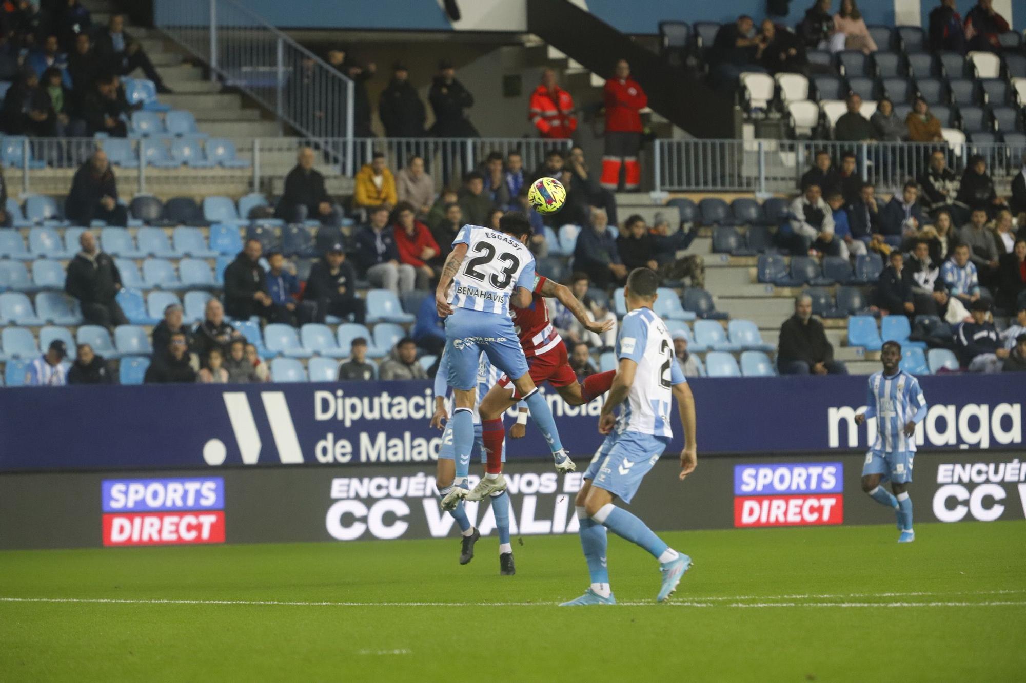 El Málaga CF - Granada CF, en imágenes