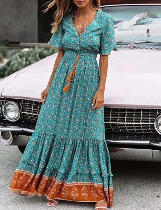 Vestido boho de Amazon Fashion