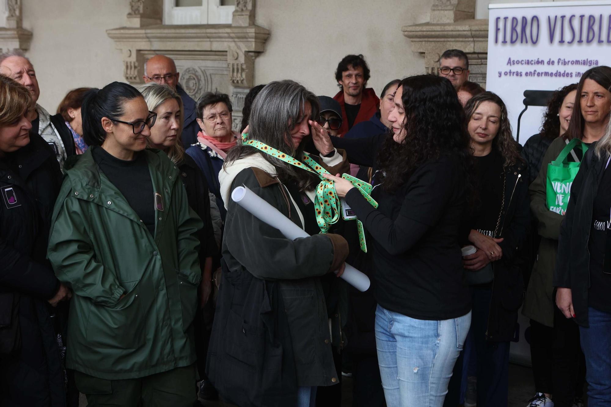 Día Mundial de la Fibromialgia: concentración de afectos en María Pita