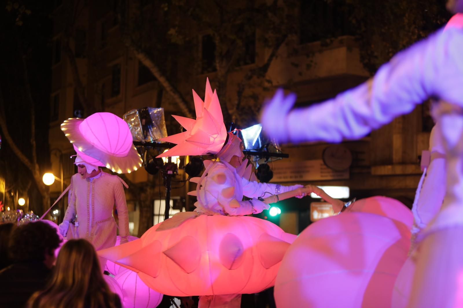 Las imágenes del encendido de las luces de Navidad en Palma