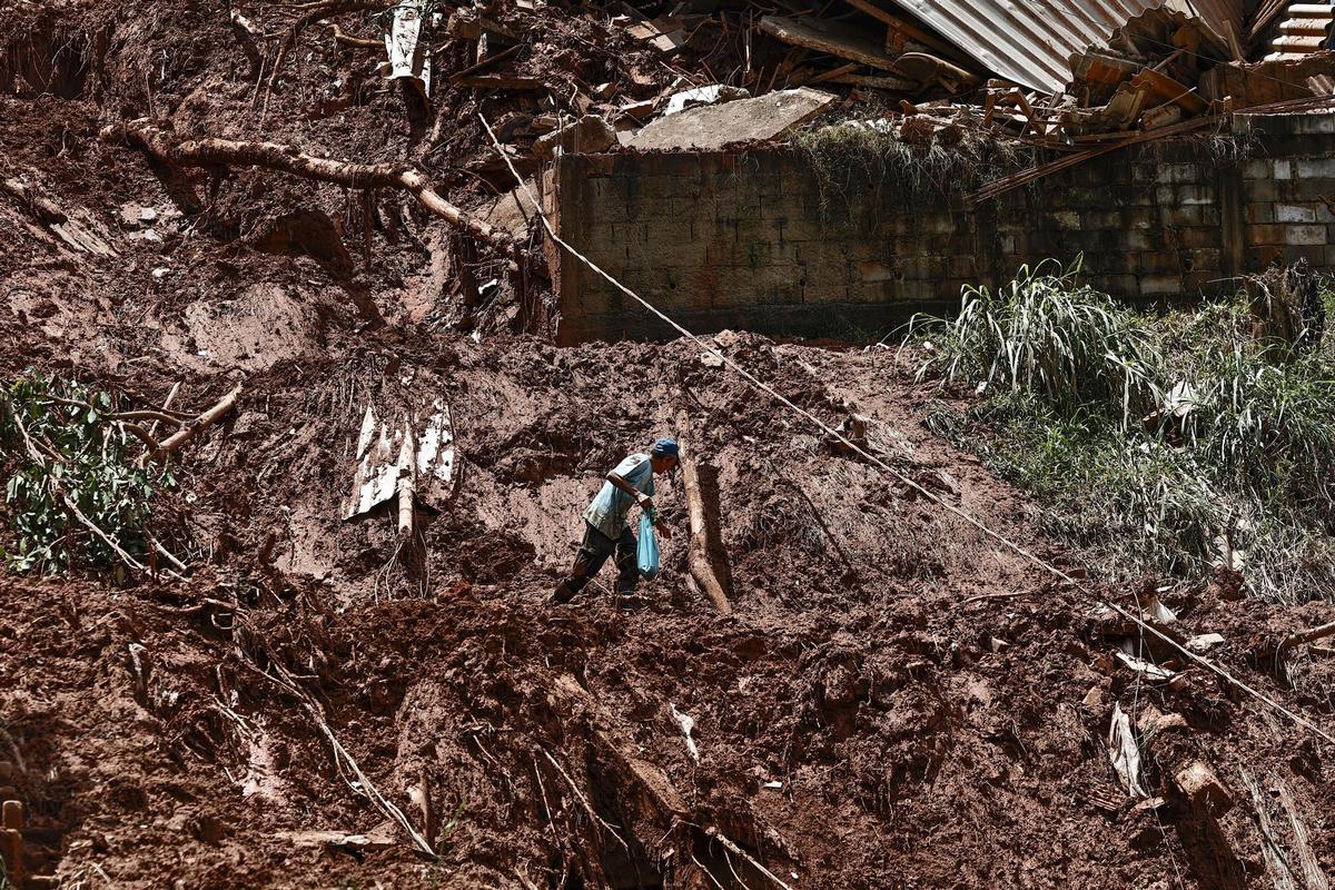 Sube a 66 el número de muertos por temporales en el sureste de Brasil