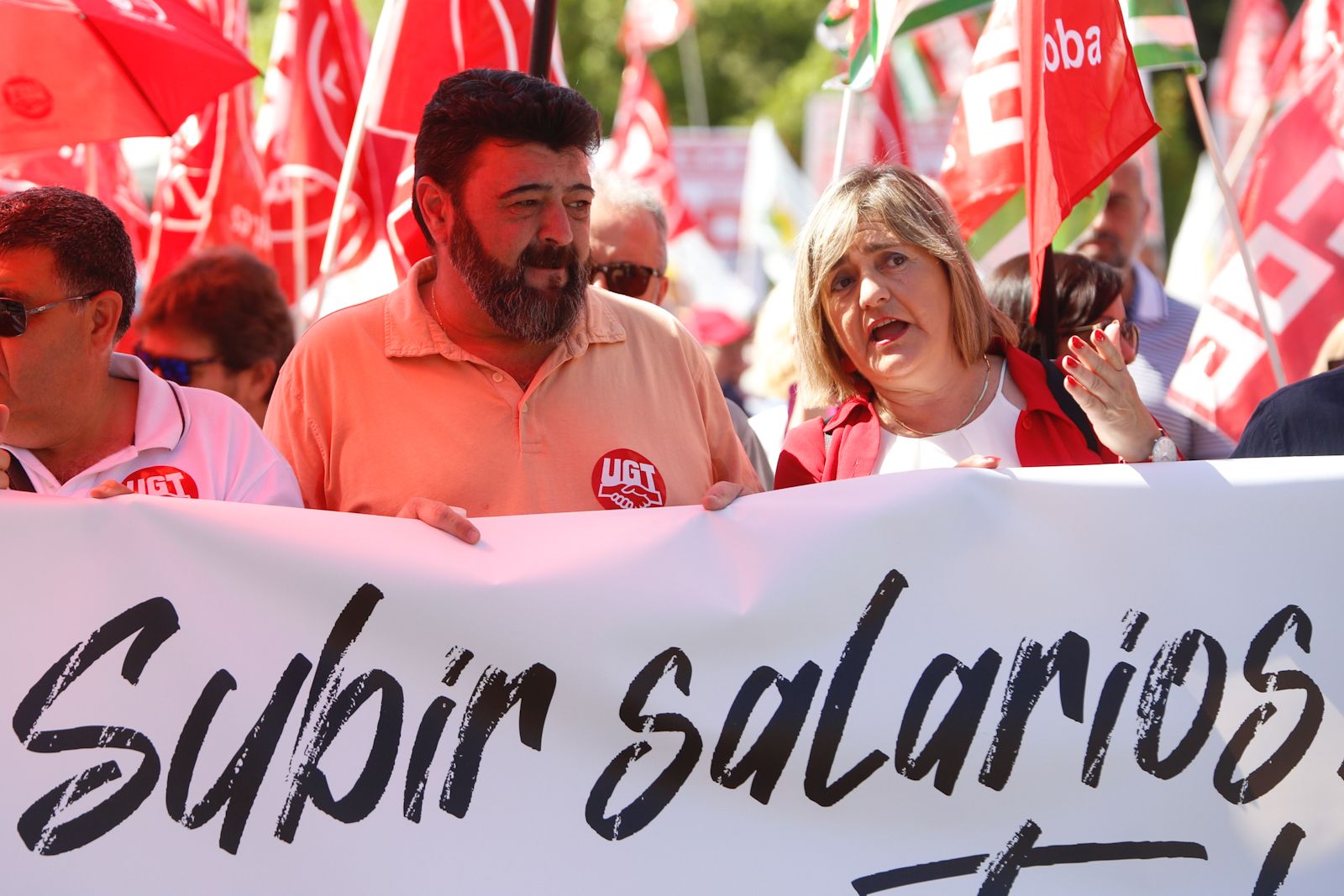 Manifestación por el Primero de Mayo en Córdoba