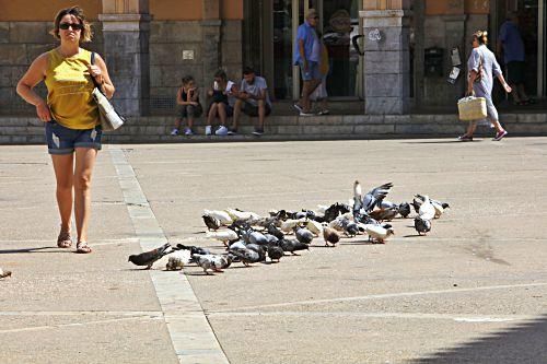 Im Sommer legen sich Hitze und Trägheit über Palmas Innenstadt. Nele Bendgens hat Einheimische und Besucher beobachtet