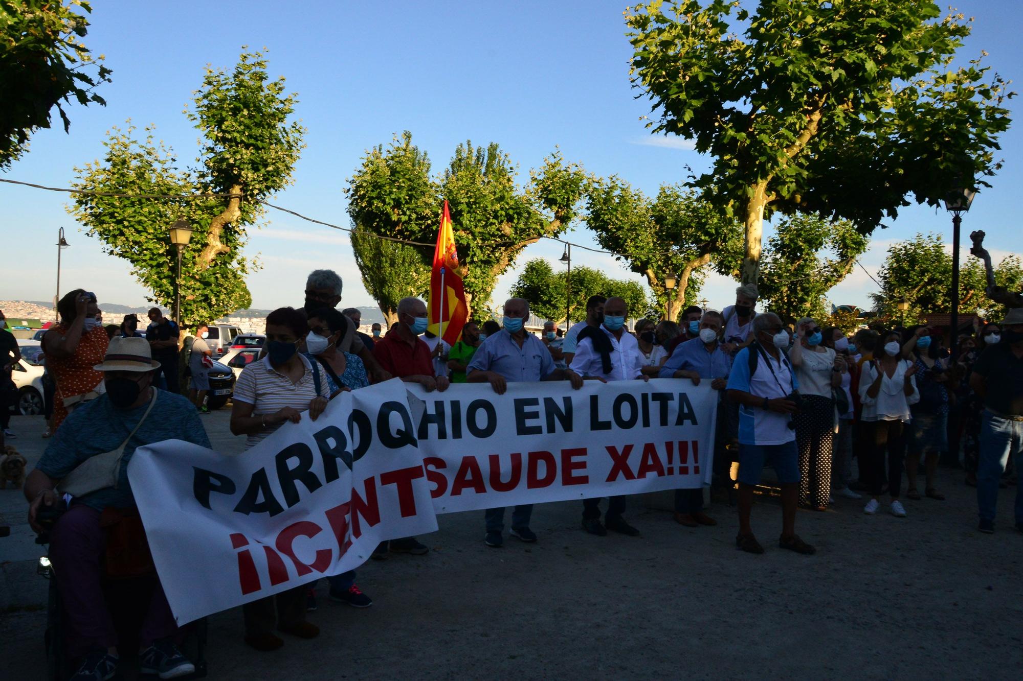 Marcha por la sanidad pública en Cangas