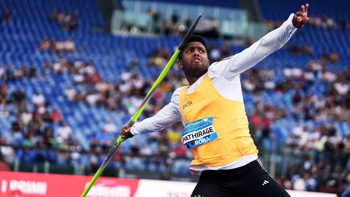 El jabalinista Rumesh Tharanga Pathirage sigue maravillando