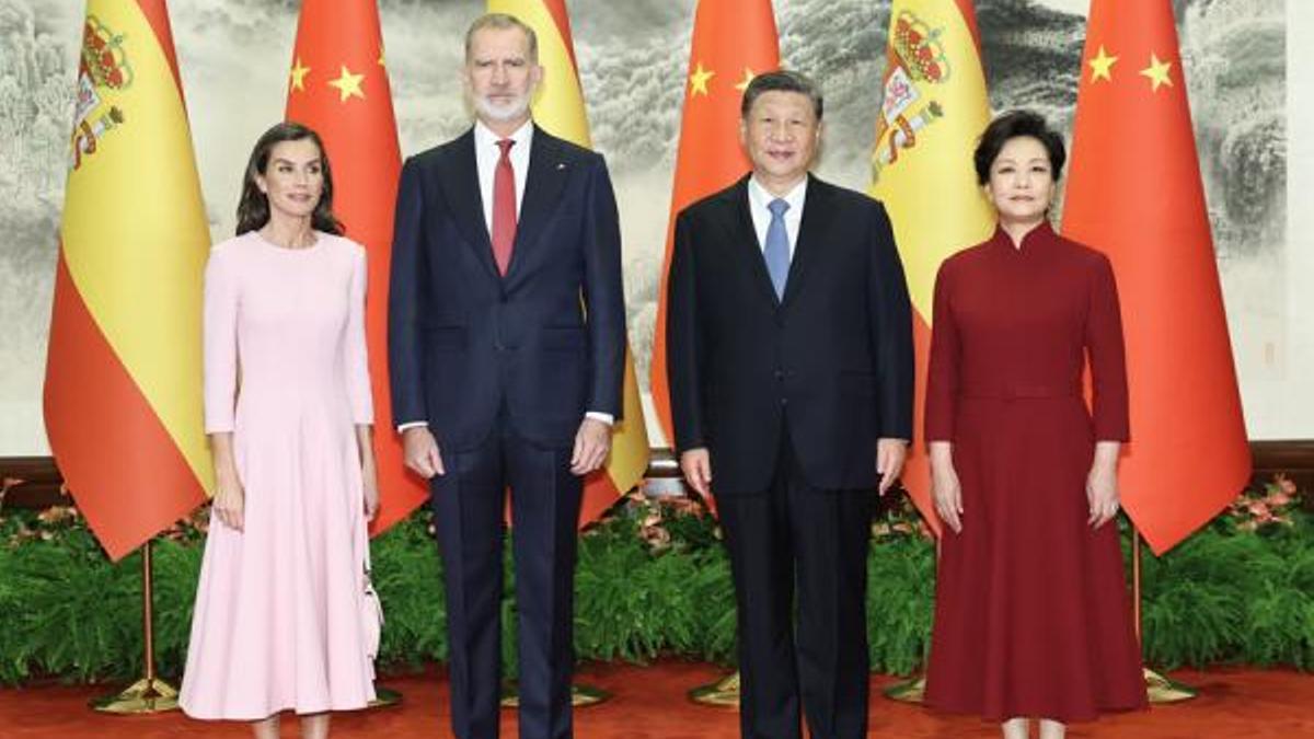 El presidente Xi Jinping se ha reunido con el rey Don Felipe VI de España en Beijing.
