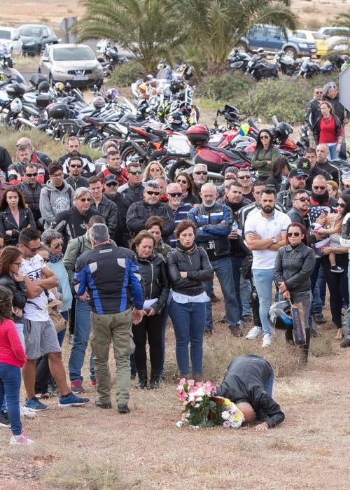 FUERTEVENTURA - Moteros de Fuerteventura rinden homenaje este domingo a Jonay Quintana - 23-04-17