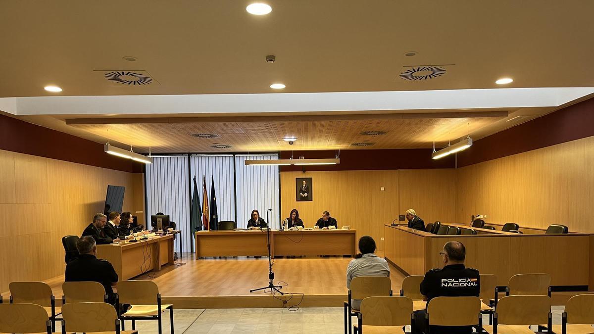 Un momento de la vista oral de este jueves en la Audiencia Provincial de Gijón.