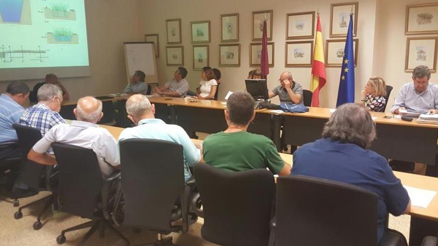 Una imagen de la reunión de ayer del comité técnico-científico del Mar Menor.