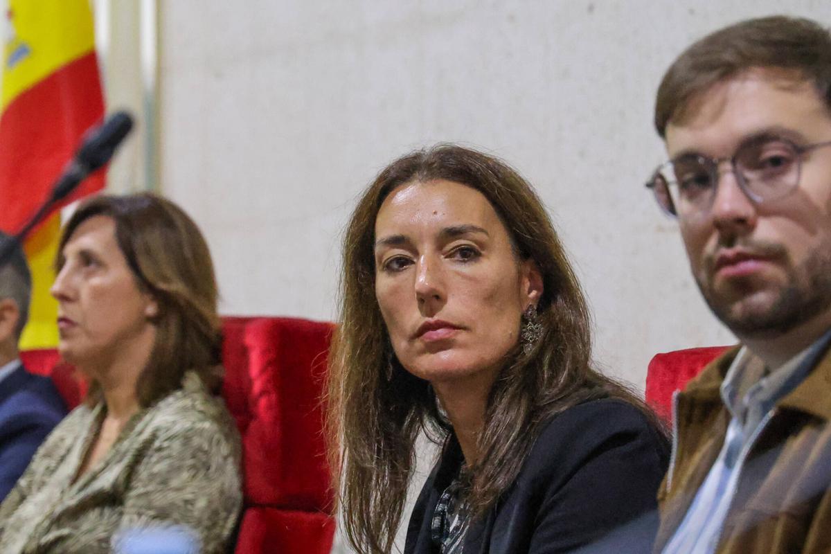 La alcaldesa de Pontecesures, Maite Tocino.