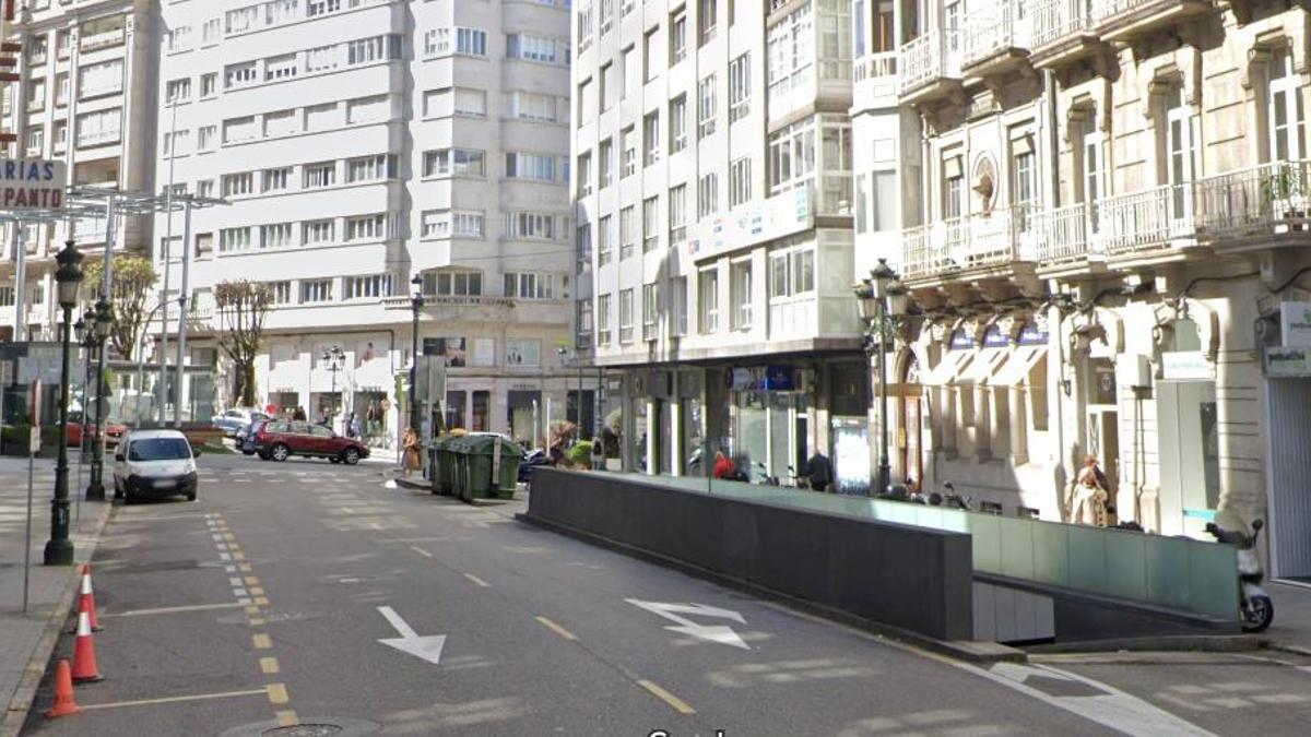 Calle Lepanto, donde ocurrió el robo del vehículo.